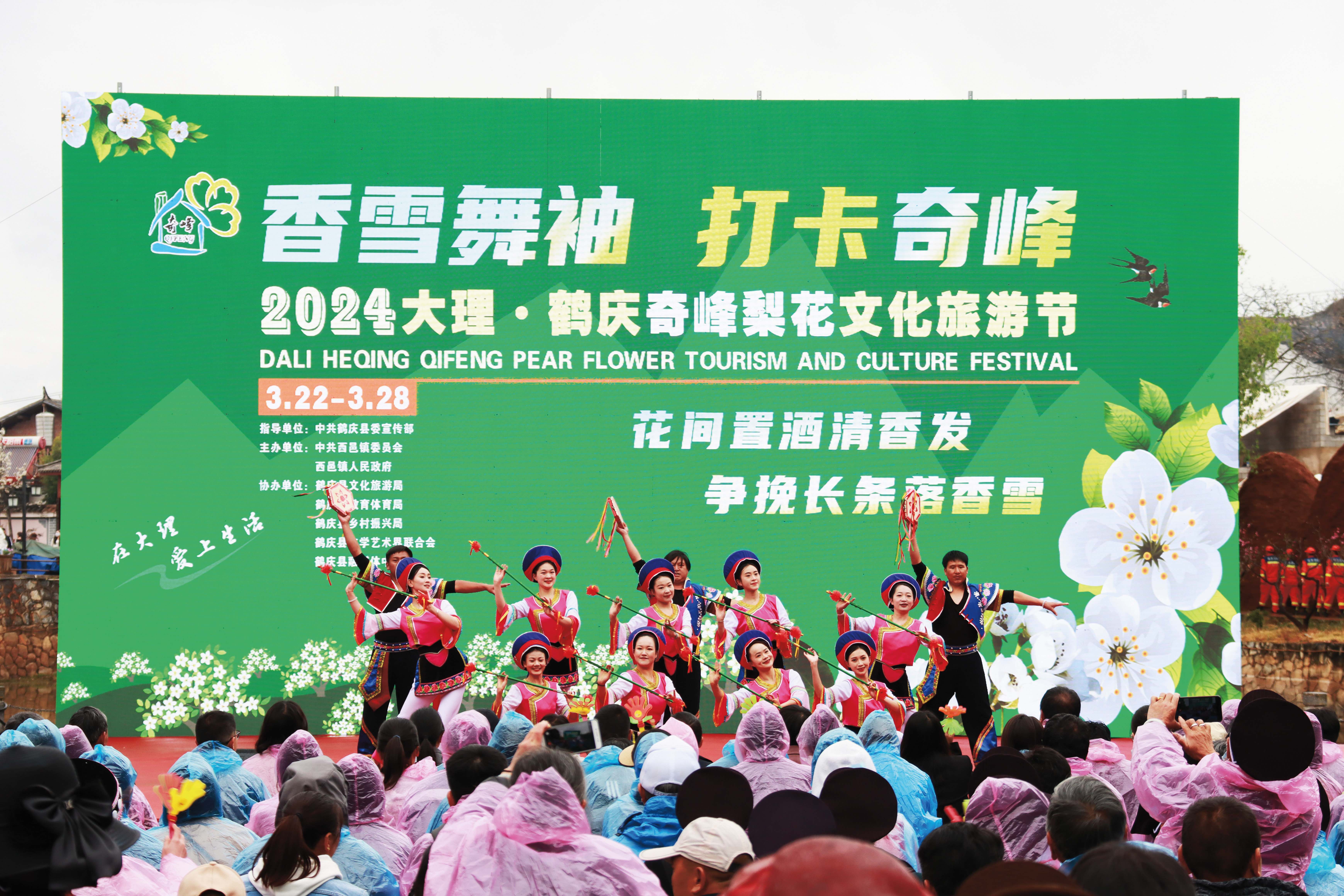 2024大理鹤庆奇峰梨花文化旅游节。（张炳全摄）.jpg
